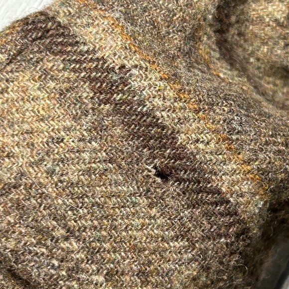 Lauren Ralph Lauren Brown Plaid Wool Blazer Jacket Tailored Button Front Coat 4 - Picture 10 of 13